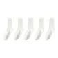 Fall Winter Fashion Versatile Crew Socks Combination ④ (Milk White+Milk White+Milk White+Milk White+Milk White)