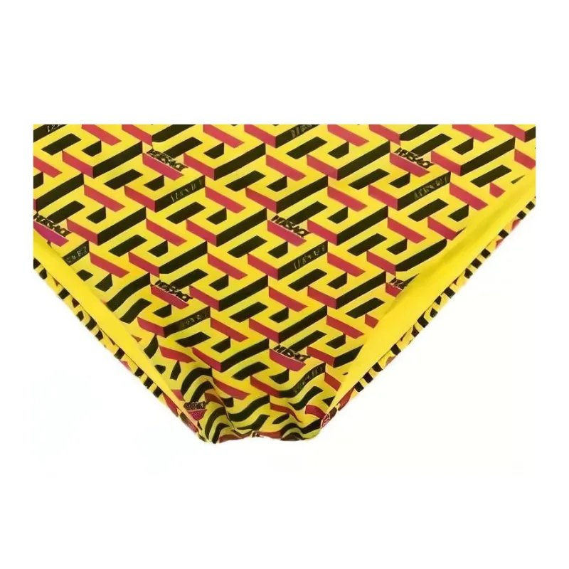 VERSACE Greca Signature Print Bikini Bottom 'Yellow/Multicolor'-2