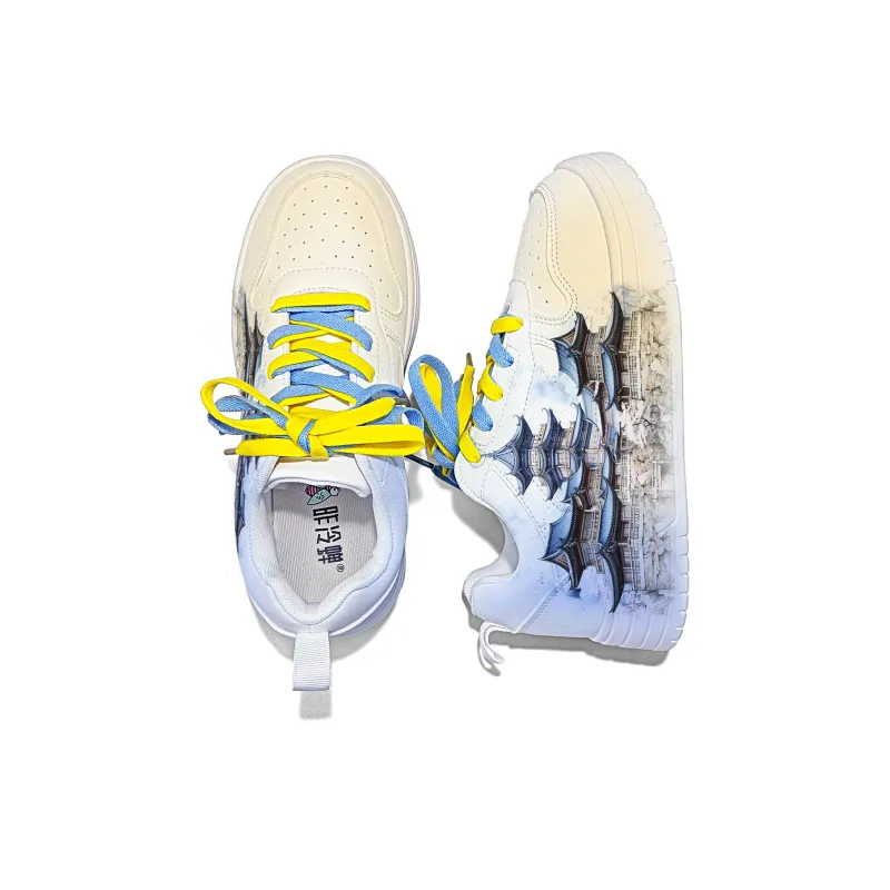 Cold Cicadas Yesterday Low-Top Casual Shoes Unisex-4