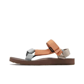 Teva Original Universal Beach Sandals Women's Gray Orange