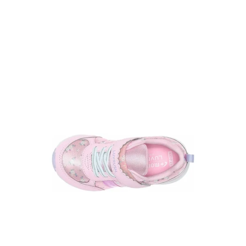 MoonStar Slip-Resistant Breathable Low-Top Kids' Running Shoes Pink Kids'-5