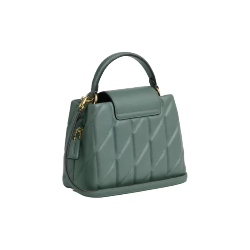COACH Eliza Sheepskin Shoulder Bag Crossbody Bag Handbag Mini Women's Sage Green-1