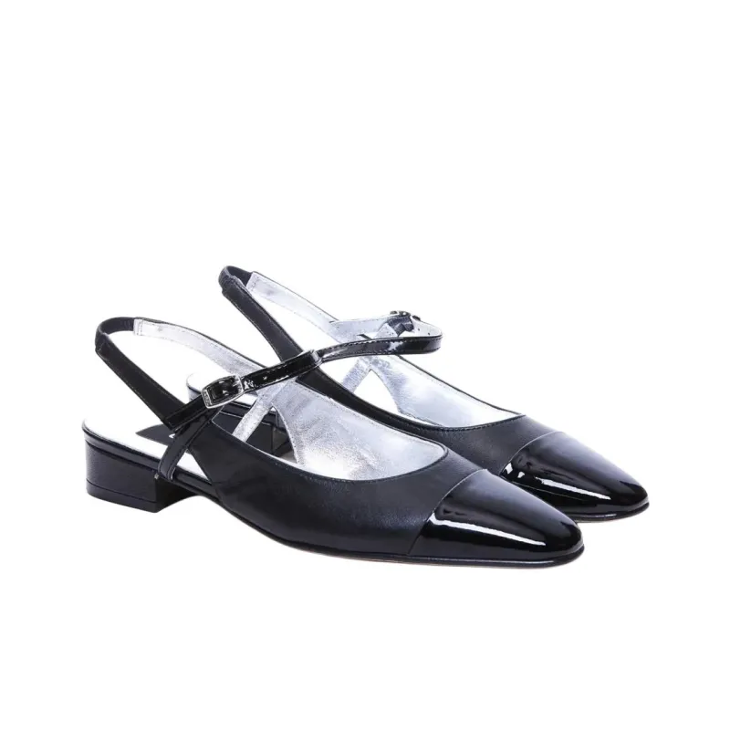 Carel Oceano Chunky Heel High Heels 3cm Women's Black-2