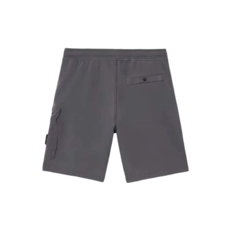 STONE ISLAND Logo Patch Drawstring Shorts-1