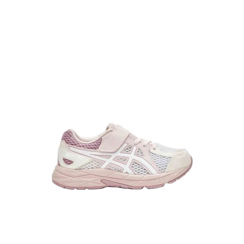 Asics Contend Jog Slip Resistant Cushioning And Breathable Low Top Running Shoes Light Pink Kids'-1