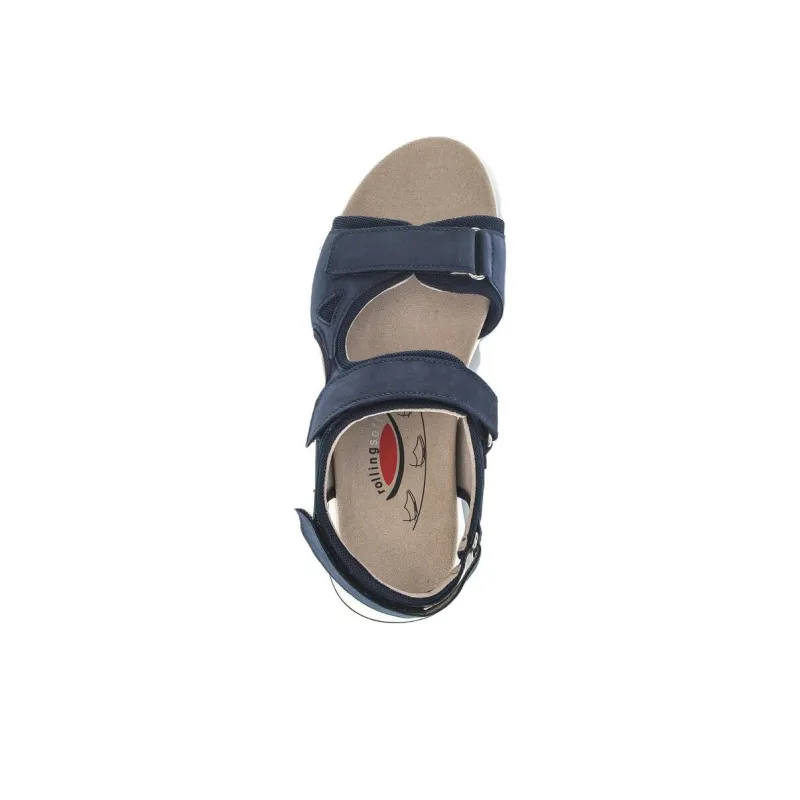 Gabor Rollingsoft Beach Sandals Women's Blue-3
