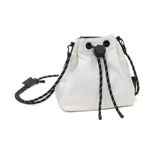 POSTGENERAL Nylon Shoulder Bag Crossbody Bag Unisex White