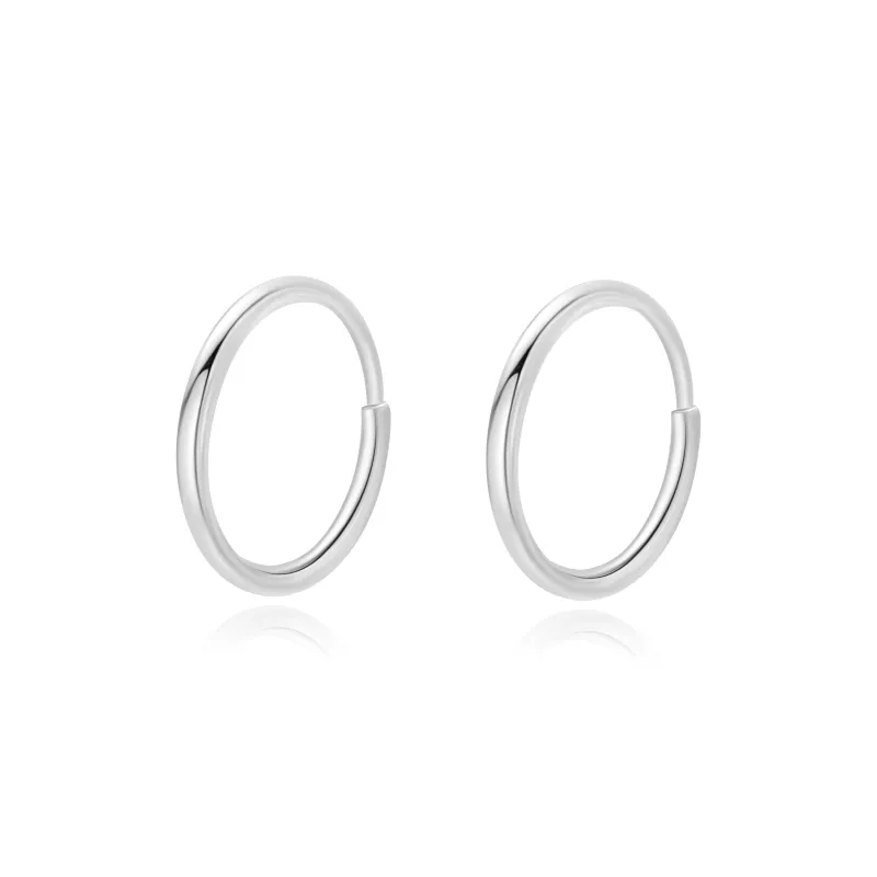Lao Feng Xiang S999 Fine Silver Pair Of Stud Earrings Unisex-7