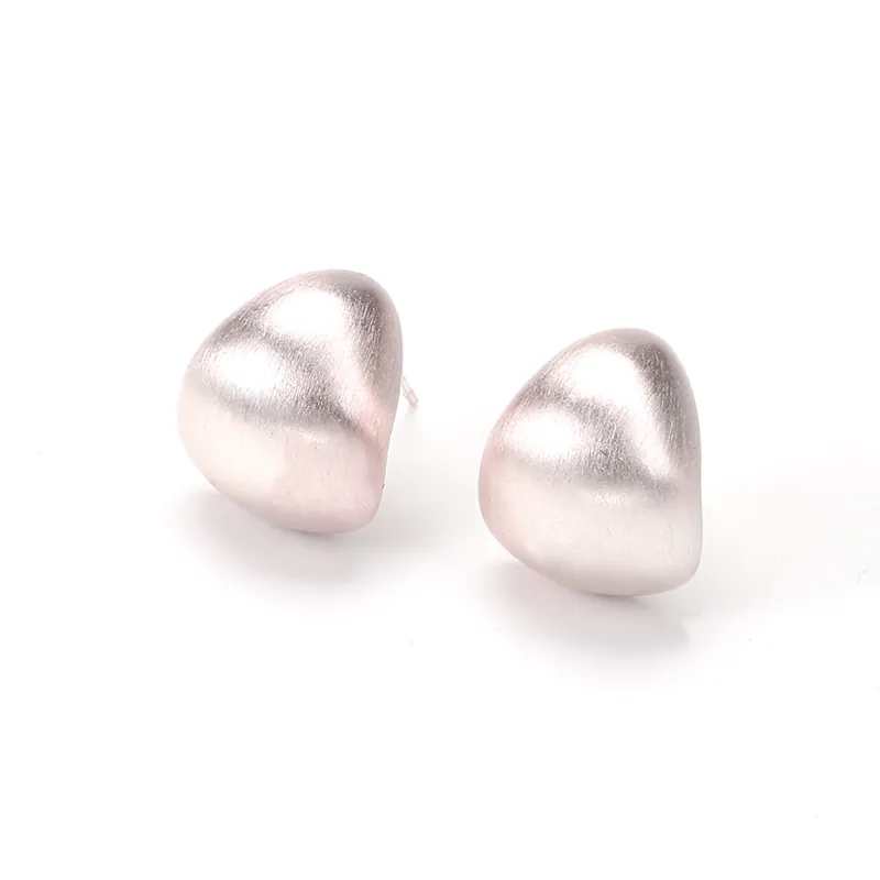 Vegetarian S925 Silver Stud Earrings Unisex-1