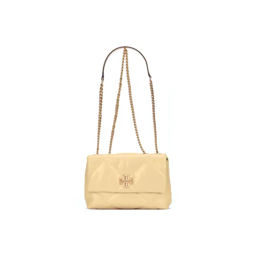TORY BURCH Kira Nappa Leather Portable Crossbody Bag, Shoulder Bag Small Size Women's Vanilla