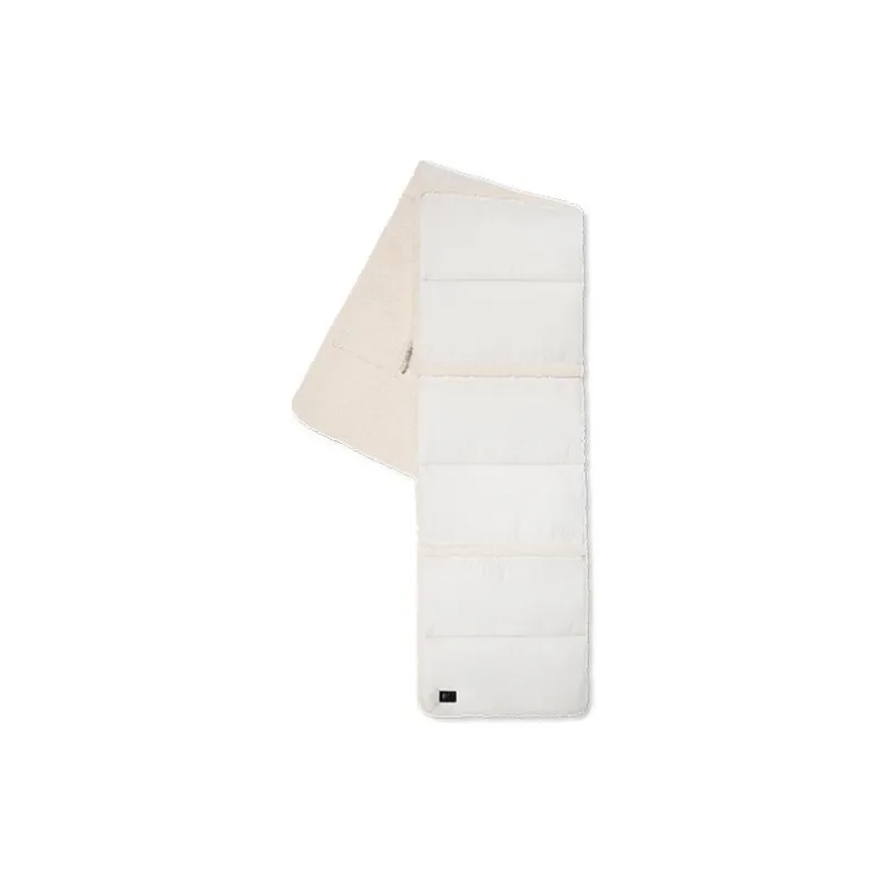 UGG Recycled Nylon, Polyester, Flannelette, Recycled Polyester Scarves Unisex White-1