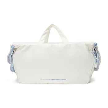 Skechers Fabric Handbag Travel Bag Regular Unisex Celebrity White
