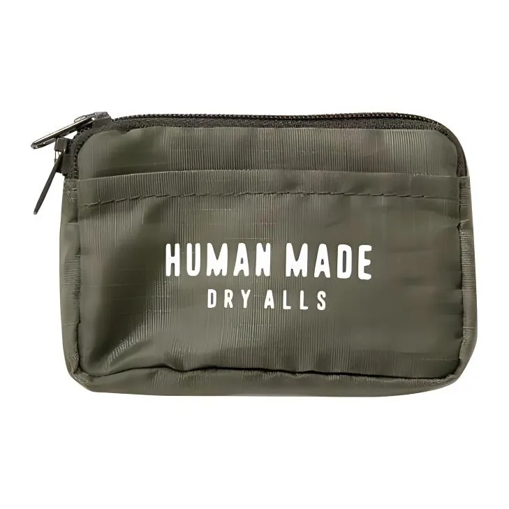 HUMAN MADE Nylon Makeup Bag Mini Women's Green-1