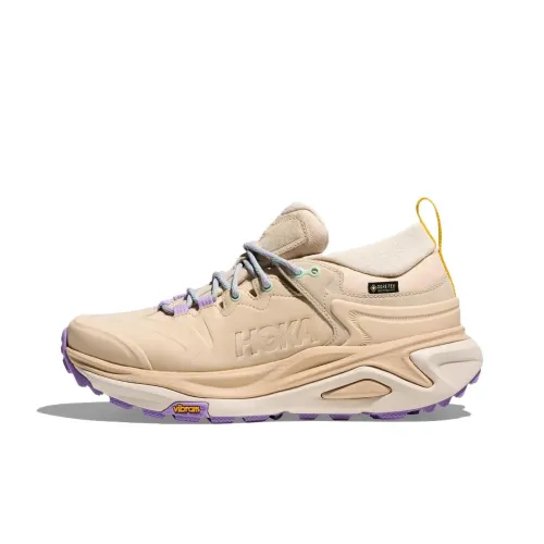 HOKA ONE ONE Kaha 3 Anti Slip Wear Resistant Low Top Trekking Shoes Women's Brown Purple