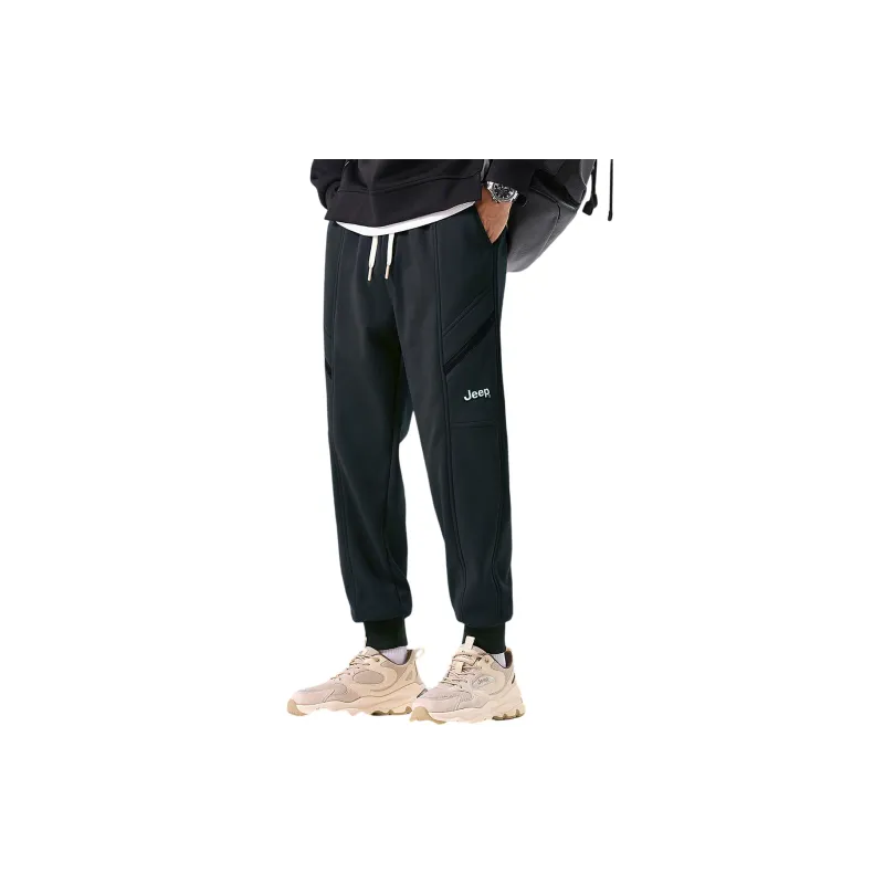 Jeep Grand Cherokee Casual Pants Unisex Pure Black-7