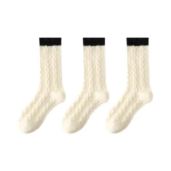 AOKANG Mid Calf Socks Women's 3 Pack