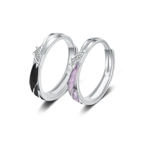 GLOIRE S925 Silver Rings Unisex Gentle Elegant Fashion Elegance Everyday Versatile For Romance Dates And Commuting