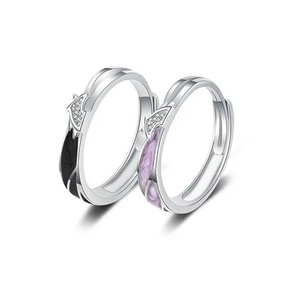 GLOIRE S925 Silver Rings Unisex Gentle Elegant Fashion Elegance Everyday Versatile For Romance Dates And Commuting-0