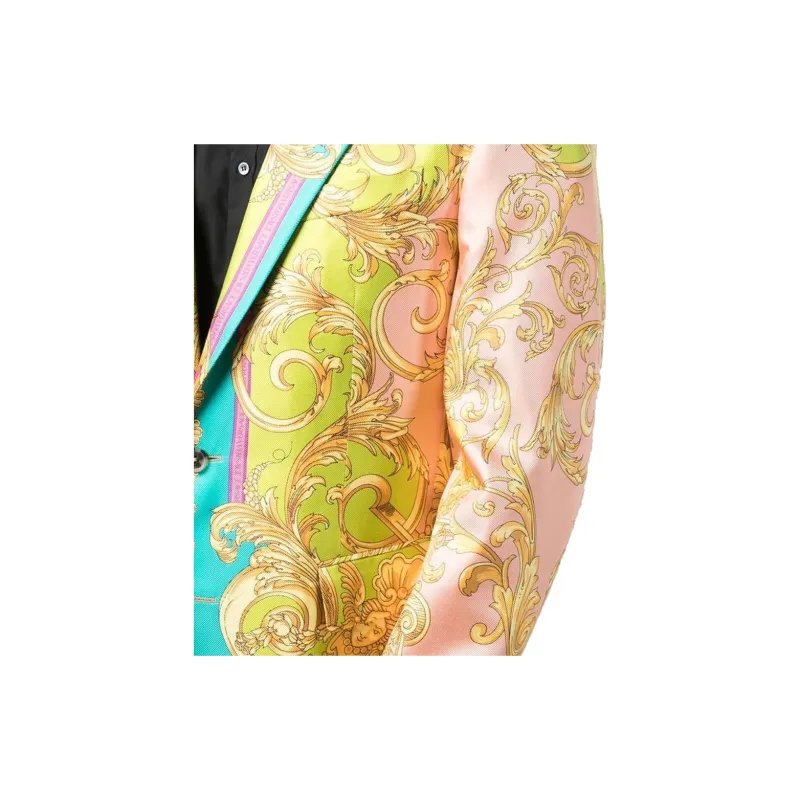 VERSACE Jackets Men Yellow-4