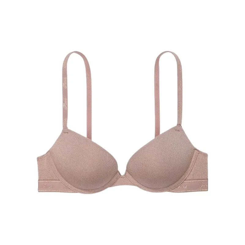 Victoria's Secret PINK Bra Women's Toffee Brown-0