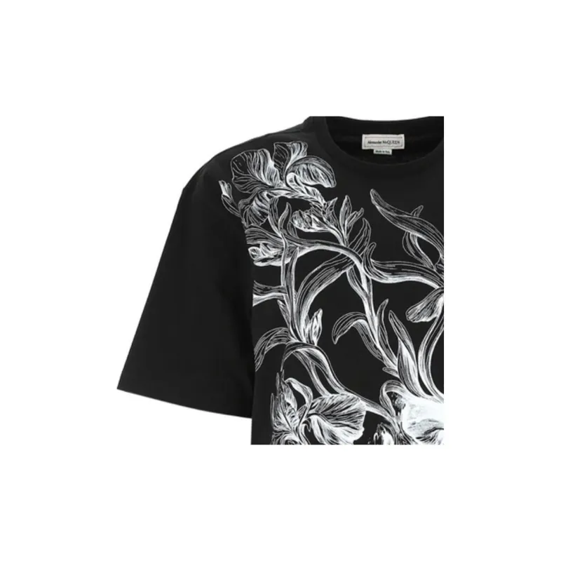 Alexander McQueen T Shirts Women's Black-3