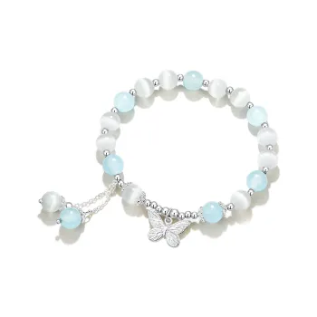 Jodie&Kevin Glass Cat Eye Bracelets Unisex