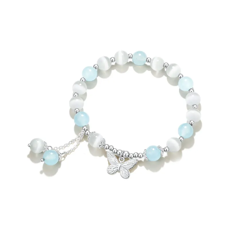 Jodie&Kevin Glass Cat Eye Bracelets Unisex-0