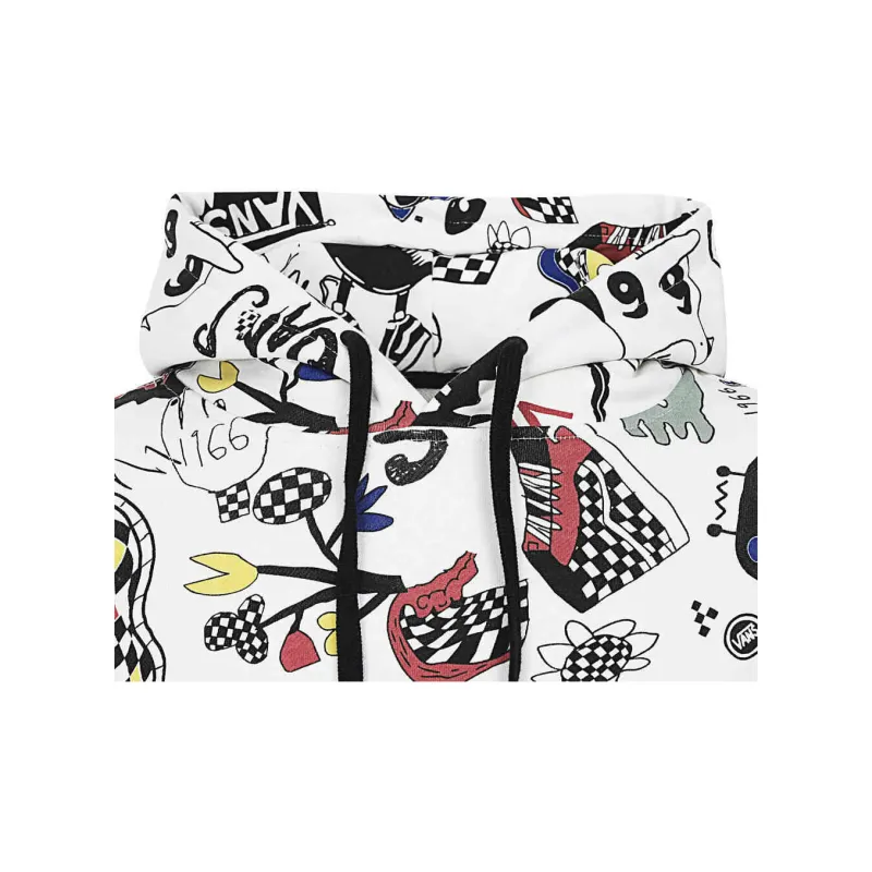 Vans DOODLE AOP Sweatshirt Men's White-4