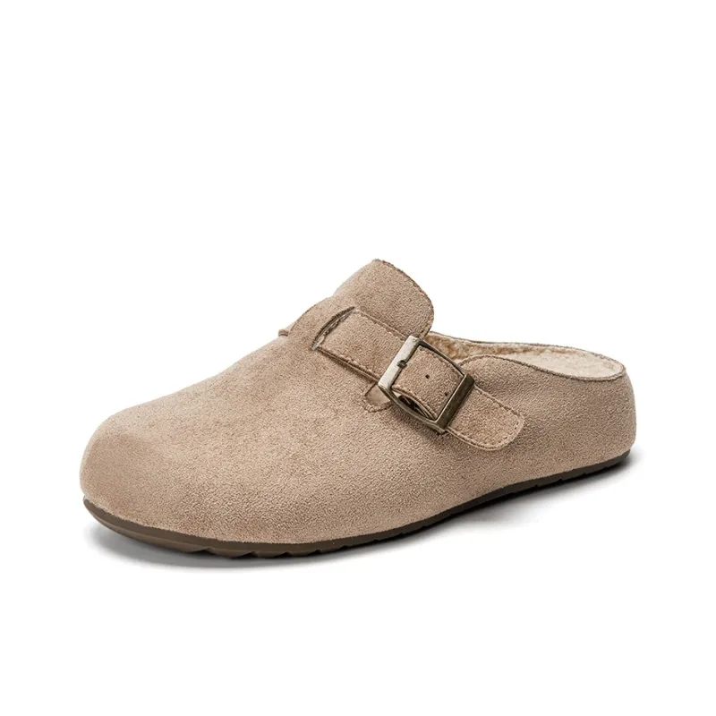 EXULL Q Wrap toe Slippers Women's Mocha-1