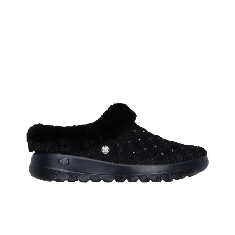 Martha Stewart x Skechers ON-THE-GO Slip-Resistant Wrap-toe Slippers Women's Black-1