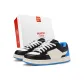 White Blue Black