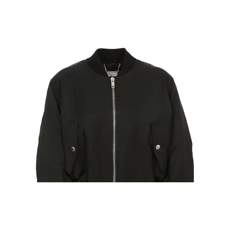 Givenchy Eyelet Logo Bomber Jacket-5
