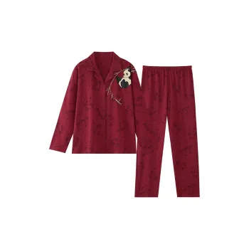 Han Ziduo Pajama Set Women's Red