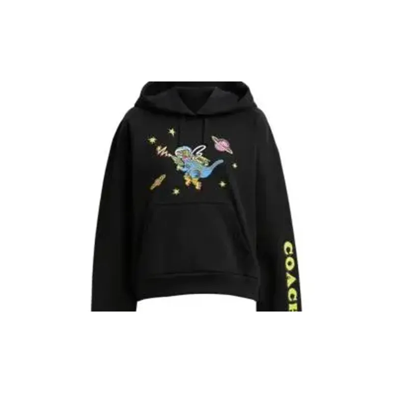COACH Cosmic Coach FW24 Sweatshirt Women's Black-5