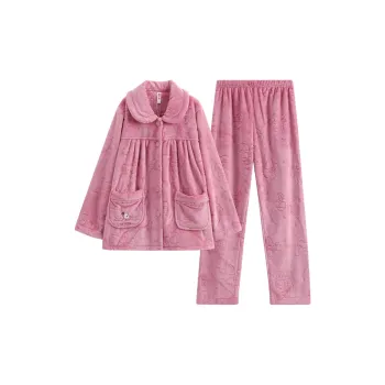 FENTENG Pajama Set Women's Dusty Pink