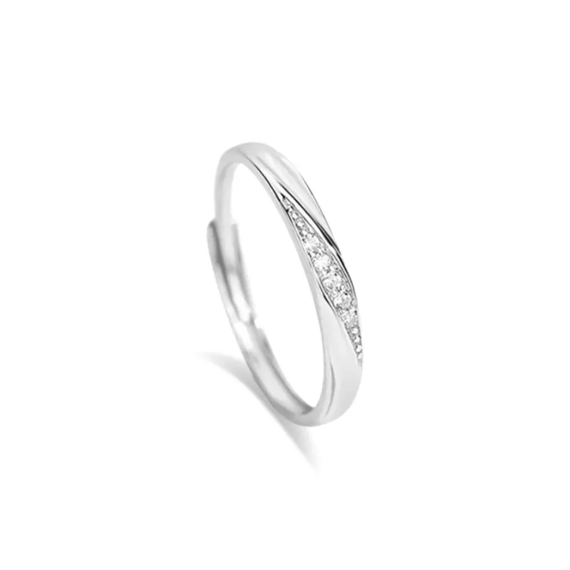LUCA Sterling Silver Rings Unisex Anniversary Box For Girlfriend-8