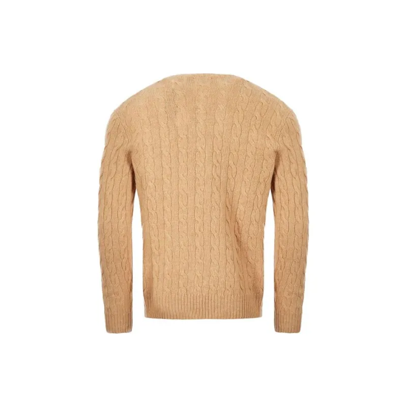 Polo Ralph Lauren Logo embroidered Cable knit Jumper-1