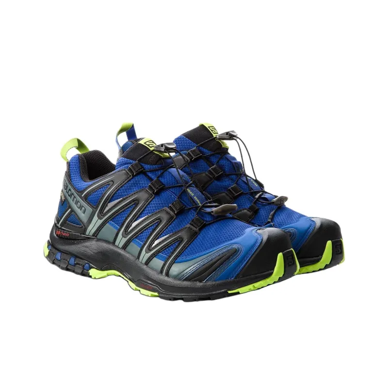 SALOMON XA PRO 3D Slip Resistant, Abrasion Resistant, Waterproof, And Breathable Low Top Outdoor Shoes Men's Blue Black-4