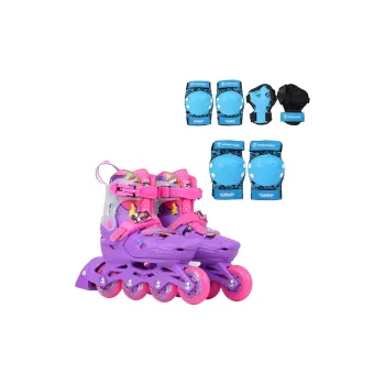 FLYING EAGLE Inline Skates Kids' Pink Purple Wheel