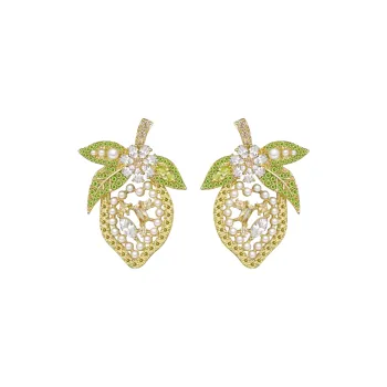 ZEGL Silver Stud Earrings Women's