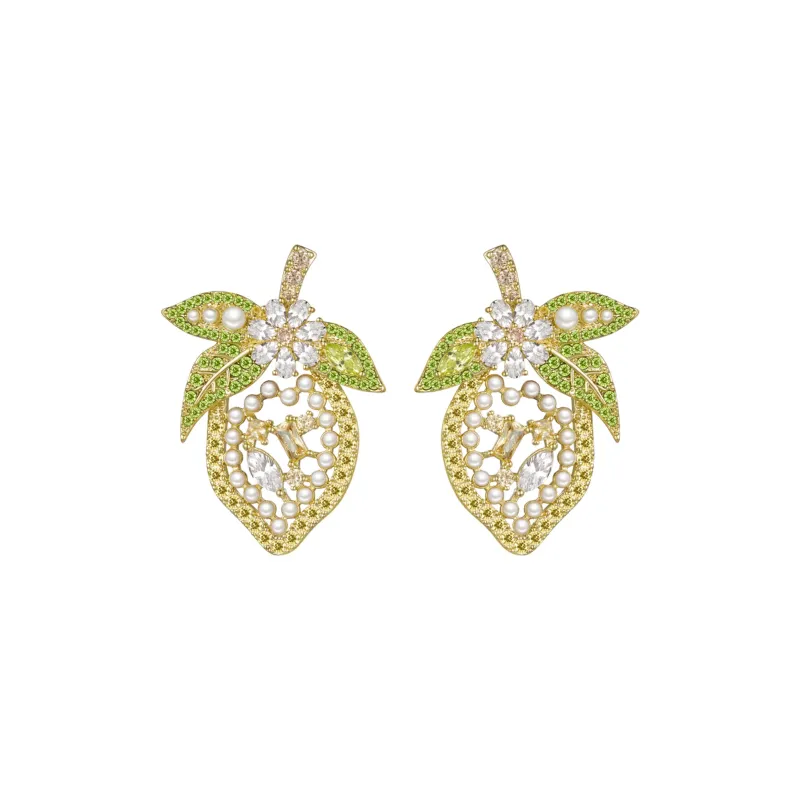 ZEGL Silver Stud Earrings Women's-0