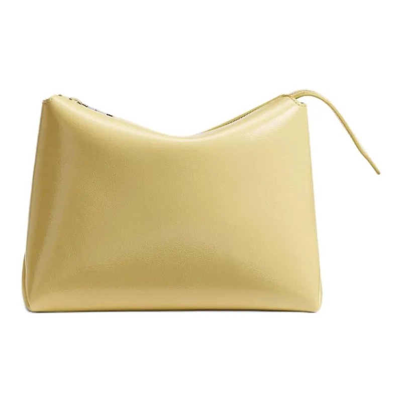 KHAITE Calfskin Clutch Women's Light Yellow-0