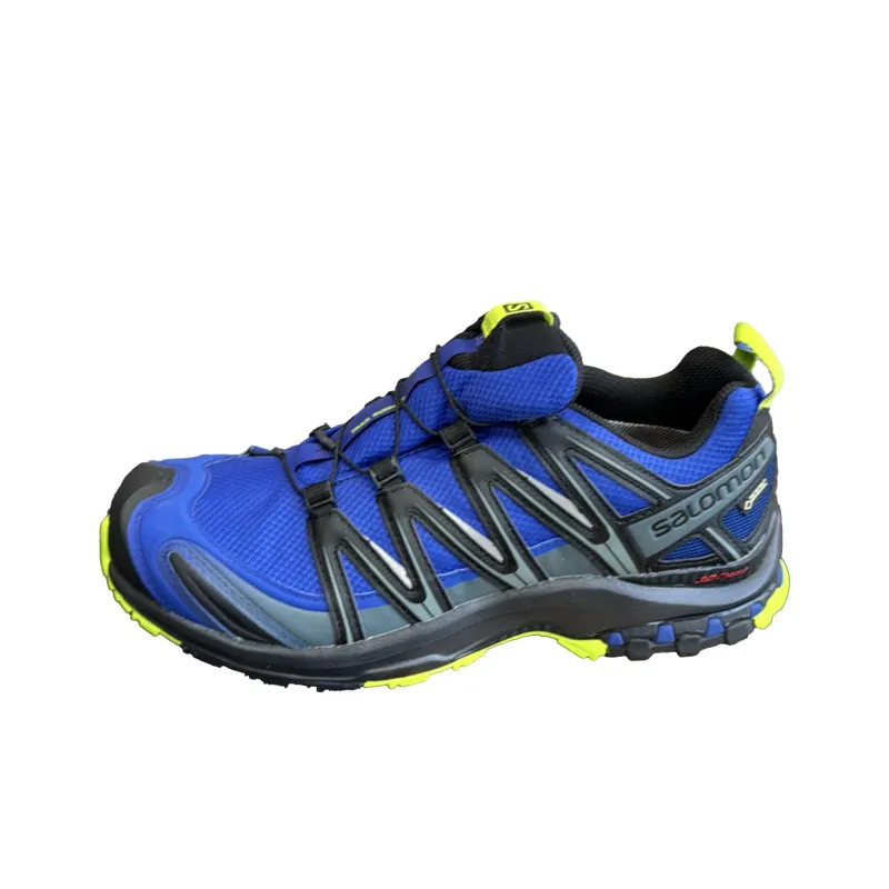 SALOMON XA PRO 3D Slip Resistant, Abrasion Resistant, Waterproof, And Breathable Low Top Outdoor Shoes Men's Blue Black-0