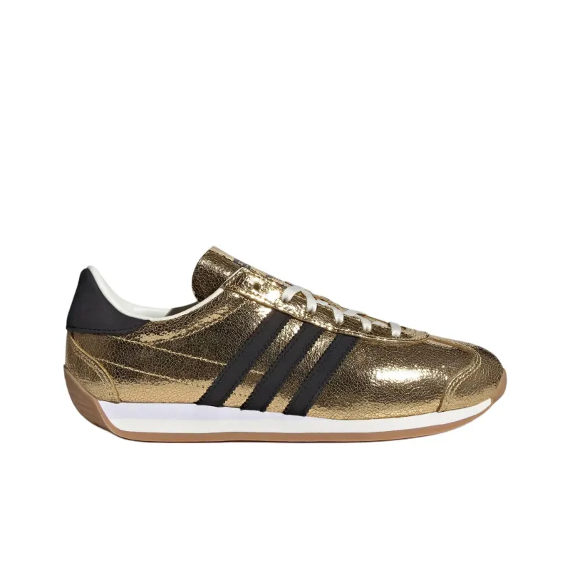 Adidas Country Og Gold Metallic Black Women's-1