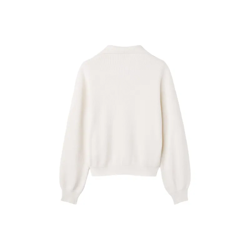 Loro Piana Tazawa Polo Shirt Knitwear Women's White-1