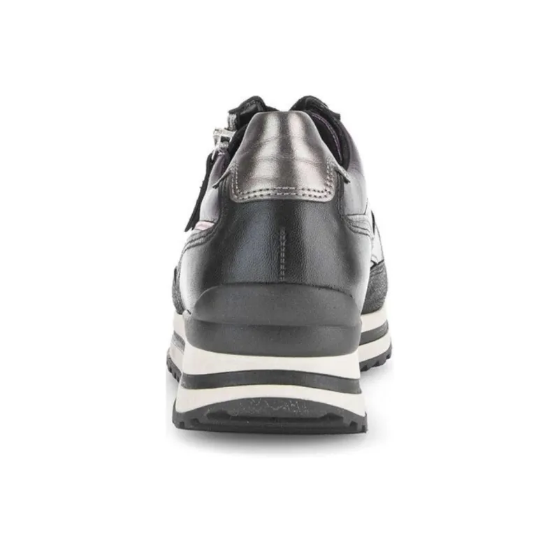 Gabor Comfort Low-Top Casual Shoes Women's Black Purple-4