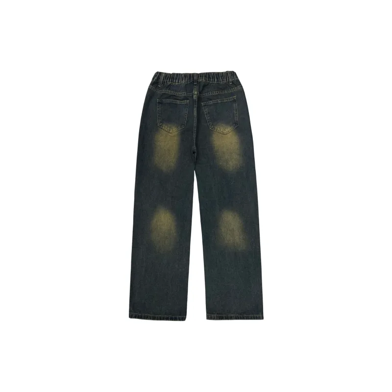 ELCORO Jeans Unisex Vintage Blue-1