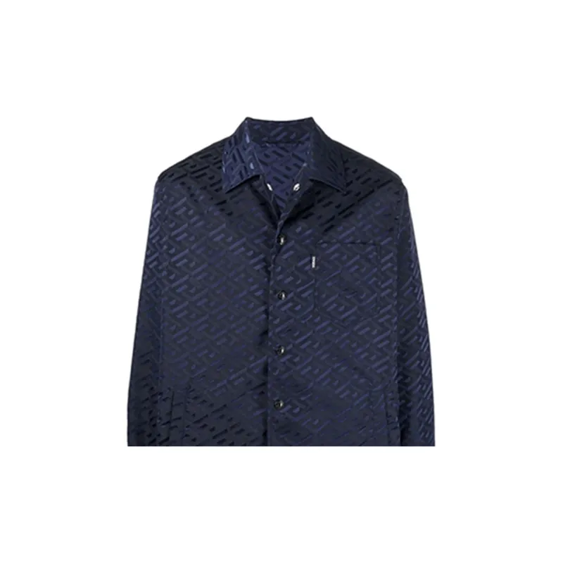 FANSIZHE VERSACE SS22 Jackets Coats Men's Blue-4