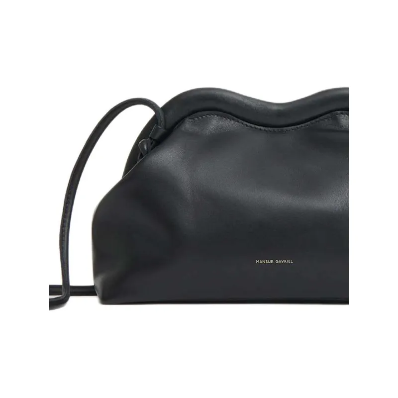 MANSUR GAVRIEL Lambskin Crossbody Bag Shoulder Bag Women's Black-2