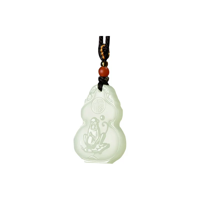 KUNYUYAO Hetian Jade Pendants White Jade Unisex-129